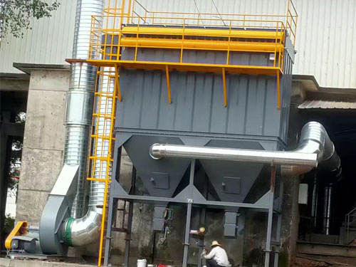 礦山破碎、篩分、皮帶機輸送，除塵系統現場(chǎng)